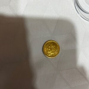 Gold Coin with Intricate Design